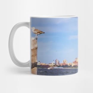 Seagull Liberty Island Ferry New York City Mug